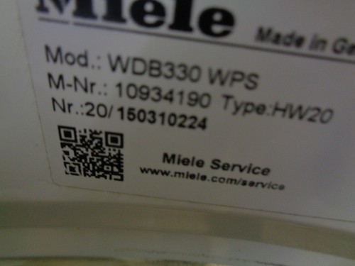 Miele wdb 330 wps x - wps, 4