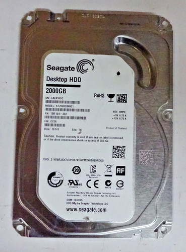 Seagate st2000dm001 hdd sata - seagate,