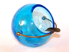 Eisglas Kugel-Aschenbecher mit