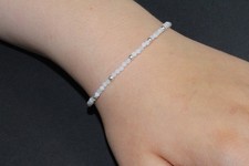Armband silber 925 mondstein - 925,