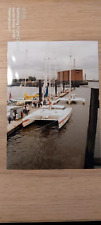 Foto Segelschiff Katamaran Trimaran  Kaispeicher A Hamburg ca. 13 x 18cm_36