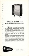 1958 WEGA VISION 712 TV