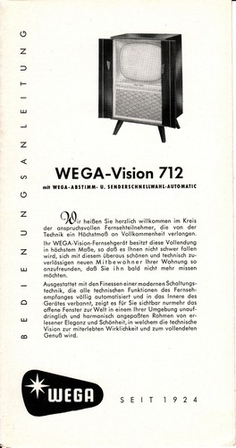 1958 wega vision - wega,