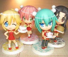Kyun Chara Figur Set zum Anime Lucky Star,Japan,Version Macross Frontier Cosplay