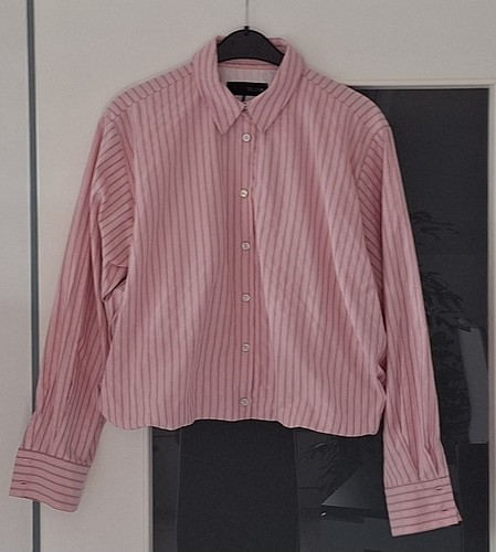 Zara rosa weiß streifen - rosa,