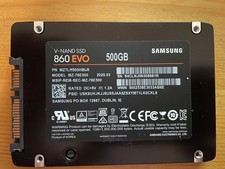 Samsung EVO860 500GB -V-NAND SSD mit guten Smartwerten