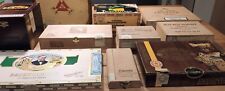 Konvolut #2++Sammlung 10 x alte leere Zigarrenkisten++La Rica 25  Coronas u.a.