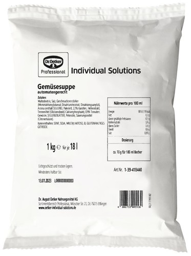 Oetker feine gemüsesuppe - dr.oetker,