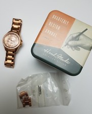 sell rose gold fossil watch 