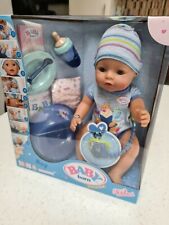 BABY born Soft Touch Boy 43 cm interaktive - realistische Puppe BLAU