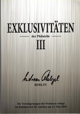 Exklusivitäten der Philatelie Auktionskatalog 3 und  4 /2023 by A. Schlegel