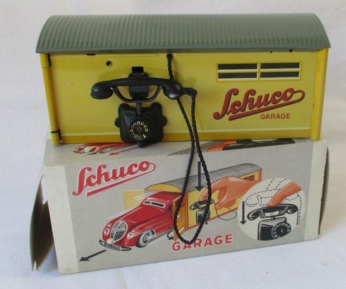 Blechspielzeug schuco garage - blechspielzeug,