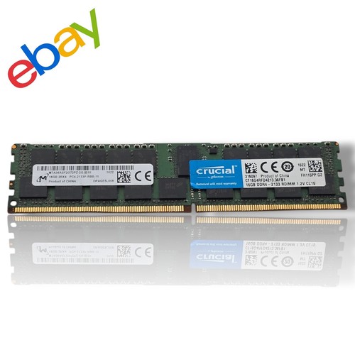 Micron 16gb ddr4 ecc - 16gb, reg