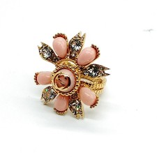 NO TARIFF Gucci Trio Ring Set Gold Pinks 2274897