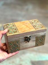 Retro Holz Aufbewahrungsbox