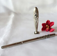 Asiatika Kalligraphie Schreibfeder Zeichenfeder Federhalter Drache / ev 414(1)