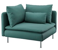 Neuer IKEA Soderhamn Bezug für Eckteil, Kelinge grau-türkis, 205.673.94