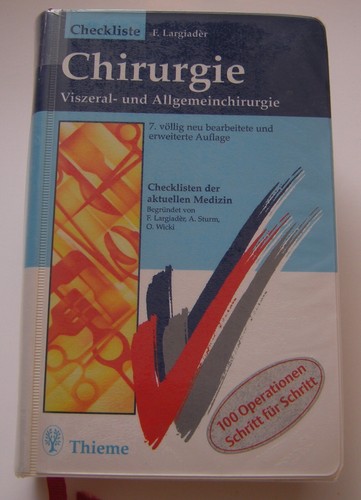 Chirurgie checkliste - chirurgie,