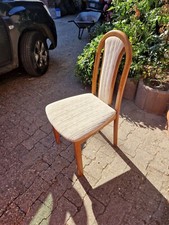 1/4 tolle Esszimmer mit Polster  "LÜBKE " Stuhl Eiche Massiv  TOP
