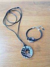 Kette Armband Set Silber