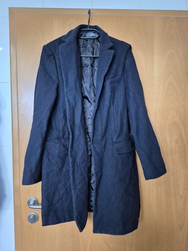 Herren mantel l schwarz - gr.,