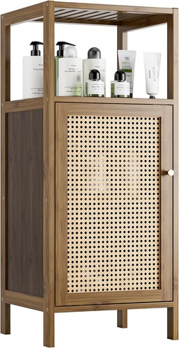 Bambus bodenschrank rattan - rattan, 4