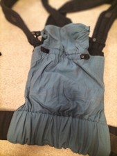 Kokadi Babytrage TaiTai Just Lagoon, ab Geburt, reine Bio-Baumwolle