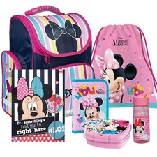 Minnie Mouse Maus Schulranzen Tornister Ranzen Rucksack Schulrucksack Set