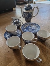 Tee- Kaffeeservice Set  British Anchor Porzellan England Olde Country Castles