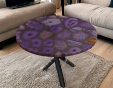 Lila Achat Stein Tisch –