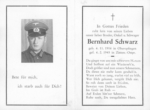 Wk2 sterbebild deathcard - wk2,