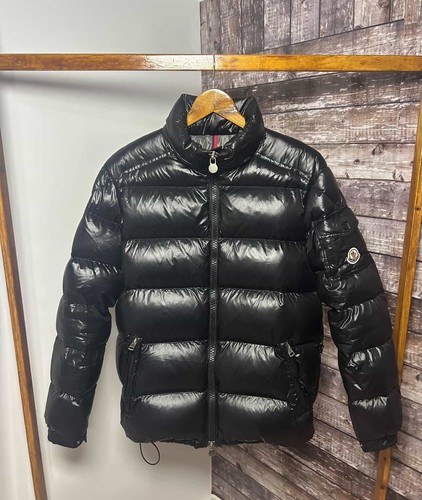 Moncler black down jacket - black,