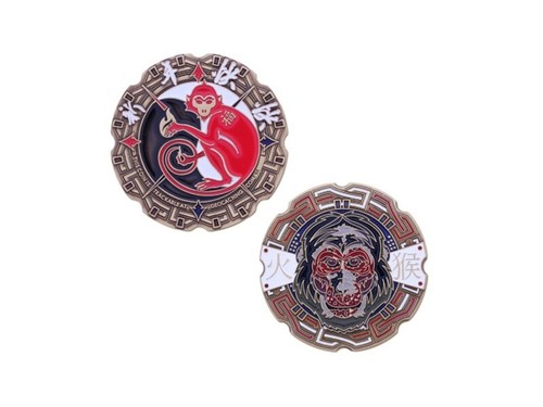 Year the monkey geocoin - year,