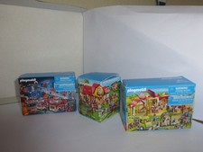 Playmobil 86179 Pferdehof+86758 Feuerwehr+4167 Bauernhof - Puzzle neu/gebraucht!