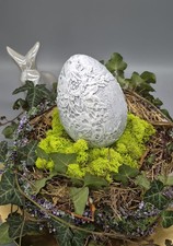 Großes osterei zur - osterei, dekoration