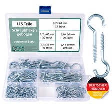 Schraubhaken Set Holzgewinde