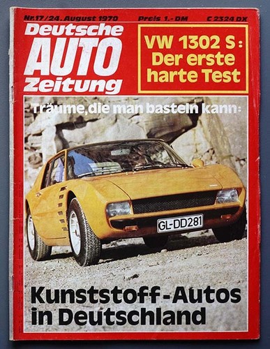 Deutsche autozeitung 1970 - deutsche,