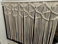 makramee Vorhang Wanddeko