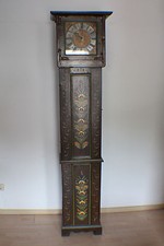 Uhr, Standuhr, Einzeiger, Seilzug, 2 Gewichte, Ankerhemmung, um 1770 *4031