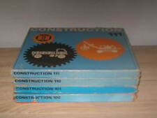 Construction Metallbaukasten DDR Stabilbaukasten 4 er Set Nr.100, 101, 110, 111