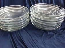 13 Glasschalen Glasteller