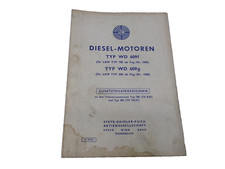 Zusatz-Teileverzeichnis: Diesel-Motoren Typ WD 609 f(LKW Typ 780 ab F  ma0809612