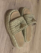 sandale Cloudbust Prada Stroh