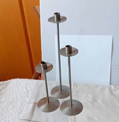 Kerzenhalter 3er set metall - kerzenhalter,