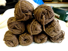 9 x 50g Schoeller "Terra" Mischwolle / braun