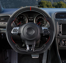 Carbon-Lederlenkrad f. Golf