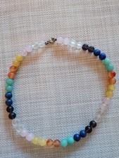 Halskette bunte Kugeln