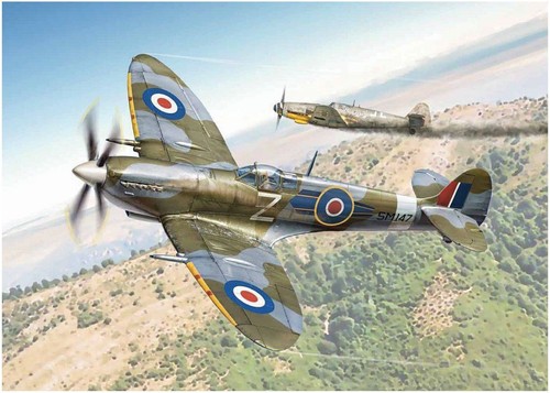Italeri brit spitfire ix - brit., mk.ix