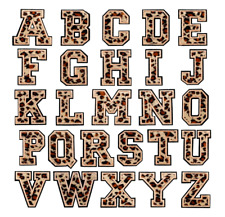 A-Z Buchstabenaufnäher