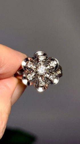 Weissgold diamant ring 14k - ring,